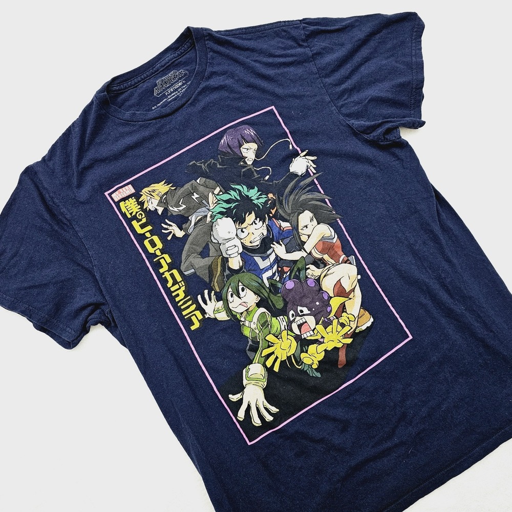 My Hero Academia Graphic Anime Manga T Shirt‎ Size Medium Funimation